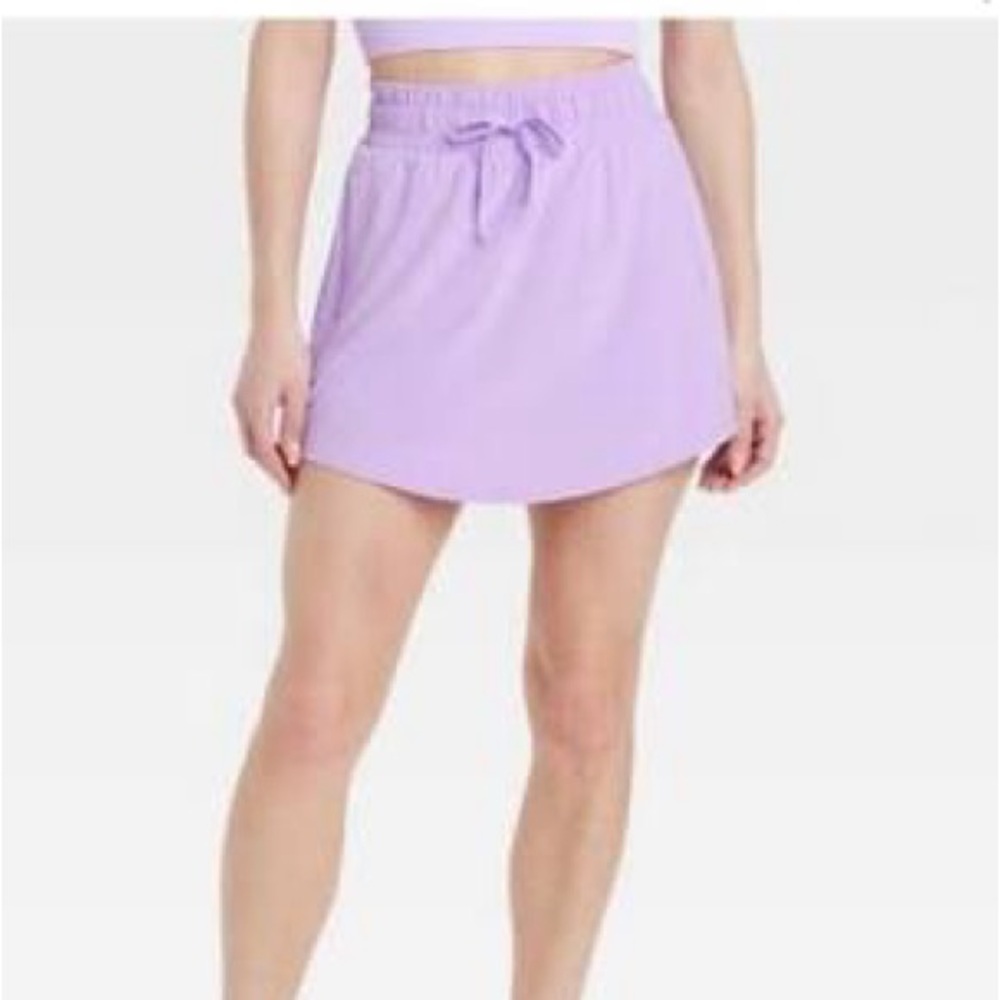 All in Motion Flex Woven Lavender Skirt S